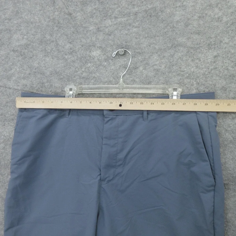 Banana Republic Pants Mens 40x31 Blue Gray Performance Golf Flat Front